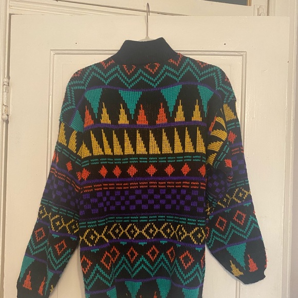 Colorful Patterned Sweater - Picture 2 of 5